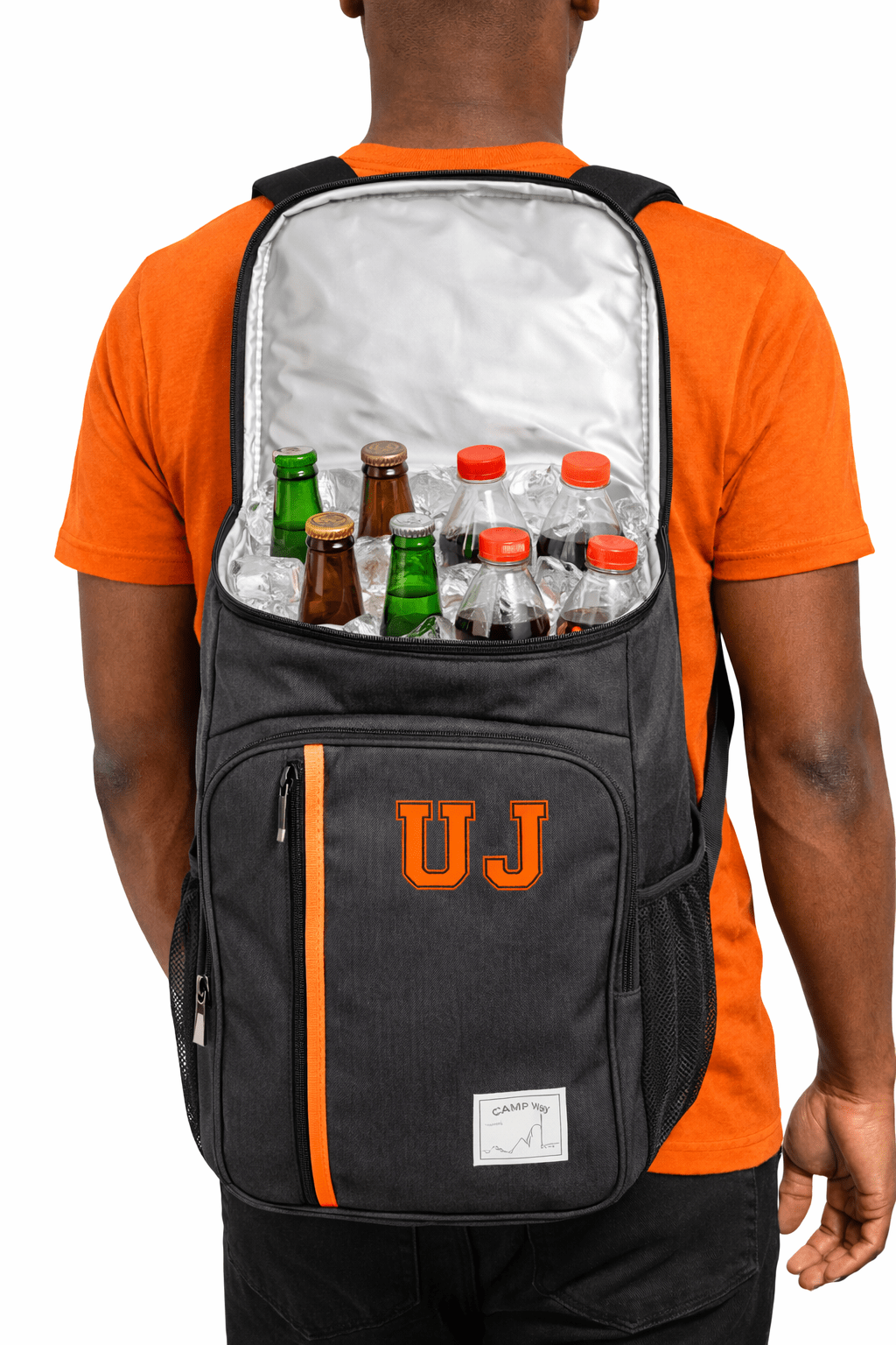 UJ VARSITY ALL NIGHTER COOLER BACKPACK - BLACK/ORANGE - default