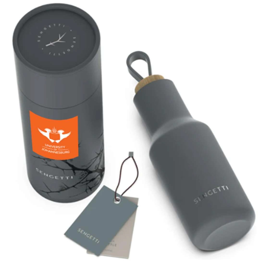 UJ SENGETTI HYDRA 600ML WATER BOTTLE BY ANDY CARTWRIGHT - GREY - default