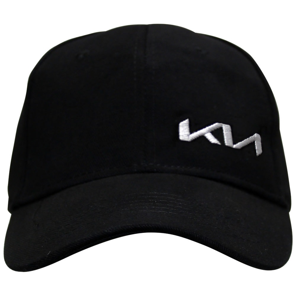 KIA BLACK 6 PANEL CAP - default