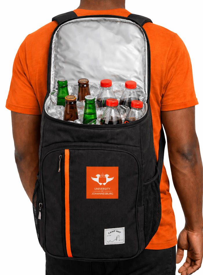 UJ ALL NIGHTER COOLER BACKPACK - BLACK/ORANGE - default