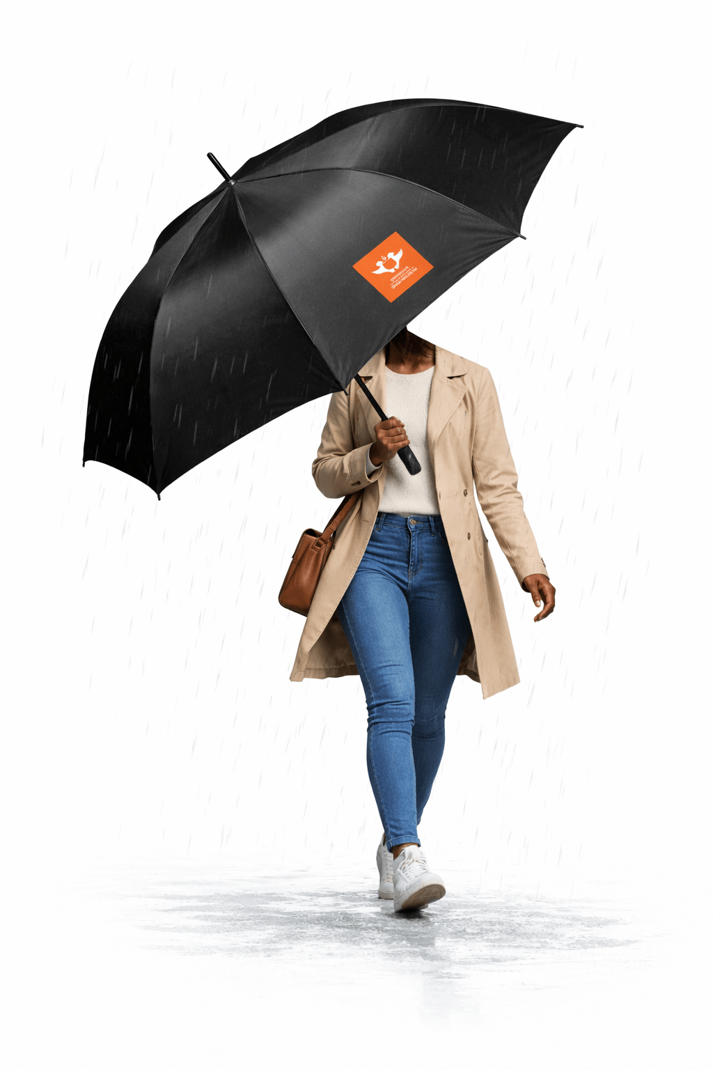 UJ UV50 AUTO-OPEN GOLF UMBRELLA - BLACK - default