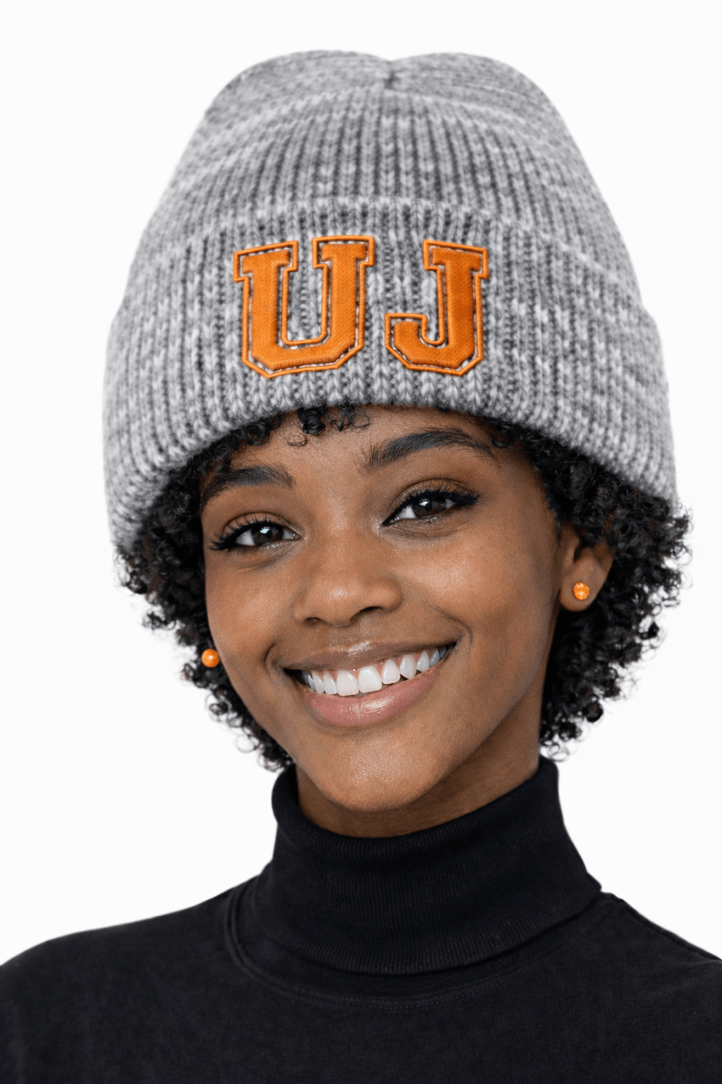 UJ VARSITY CUFFED BEANIE - GREY - default
