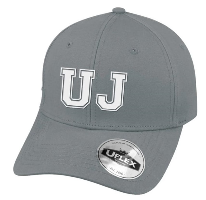 UJW UFLEX CLASSIC MID PROFILE CAPE 3D LOGO - GREY - default