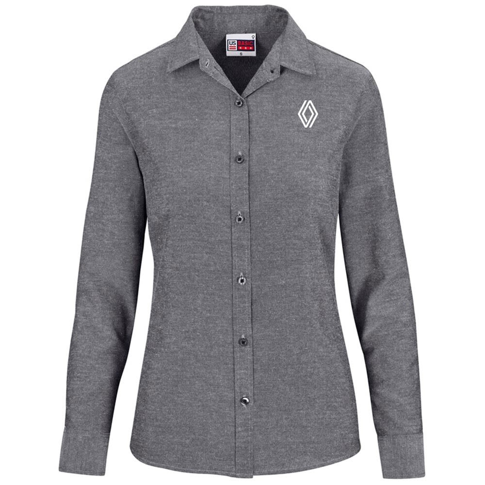 RENAULT LADIES LONG SLEEVE OXFORD SHIRT - default