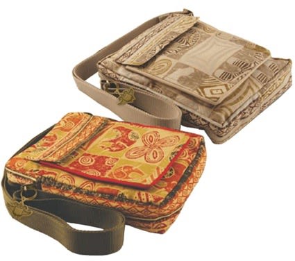 UJ AFRICAN PRINT SLING / DOCUMENT BAG VARIOUS PATTERNS - default