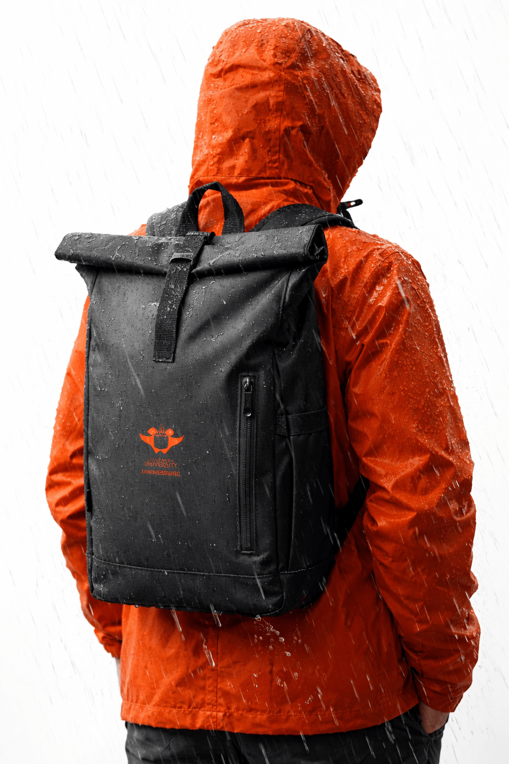 UJ WATERPROOF LAPTOP BACKPACK BLACK - default