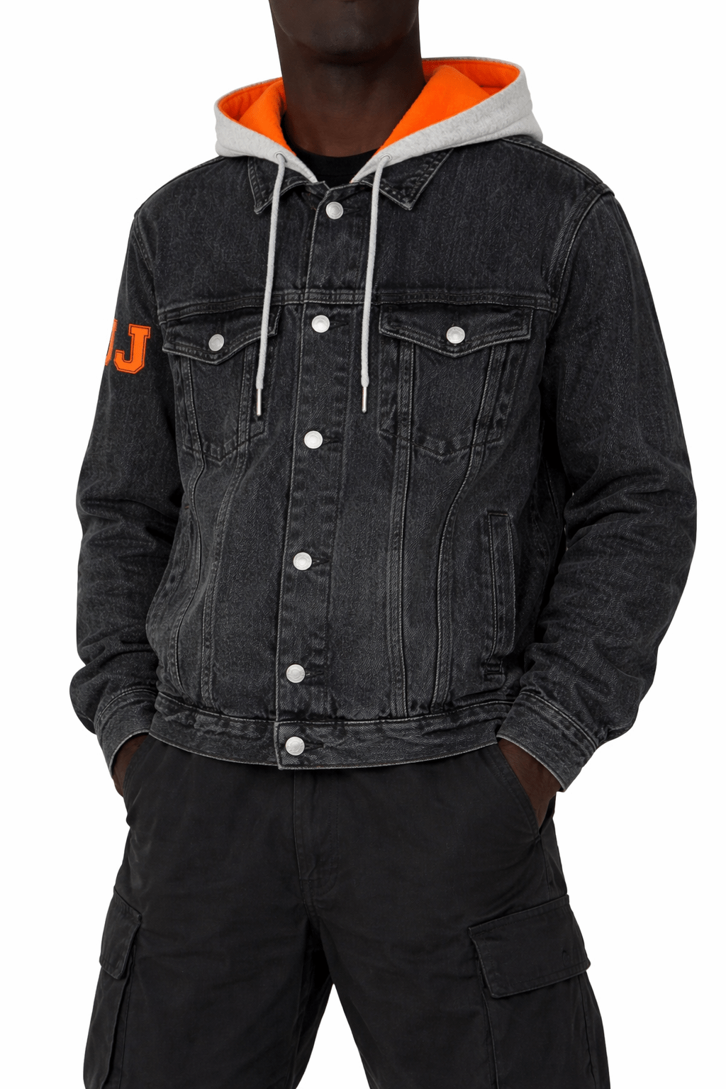 UJ HOODED DENIM JACKET UNISEX - default