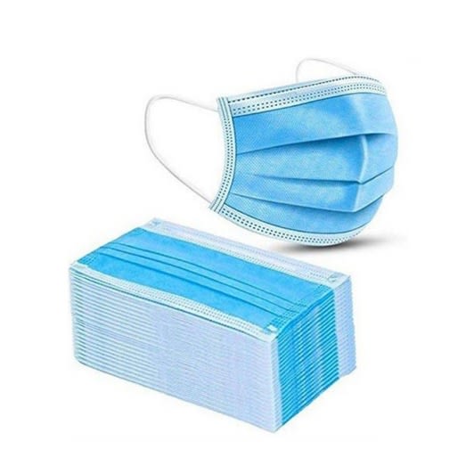 HYUNDAI UNBRANDED 3 PLY DISPOSABLE FACE MASK BLUE - default