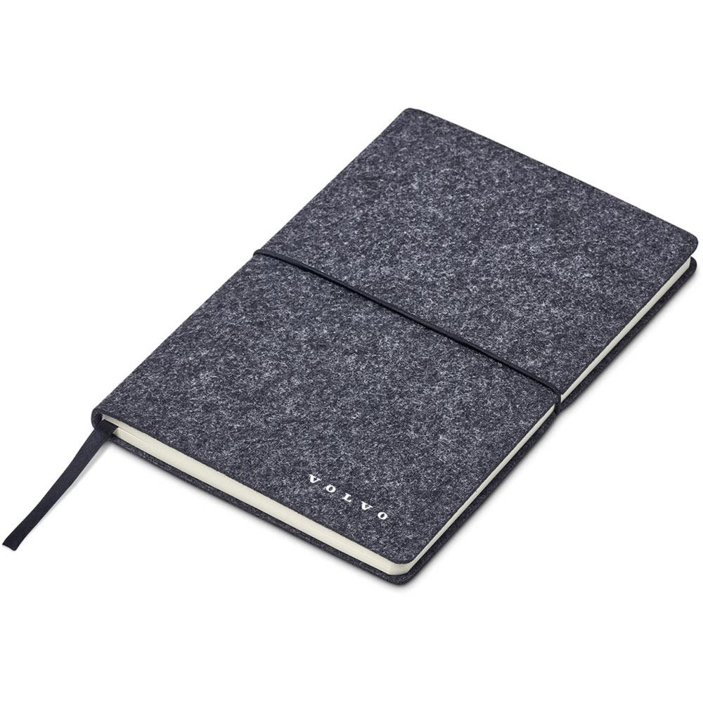 Volvo Okiyo Rika Recycled PET Felt A5 Soft Cover Notebook - default