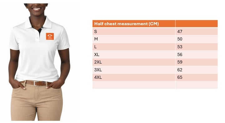 UJ LADIES TOURNAMENT GOLF SHIRT - WHITE - default