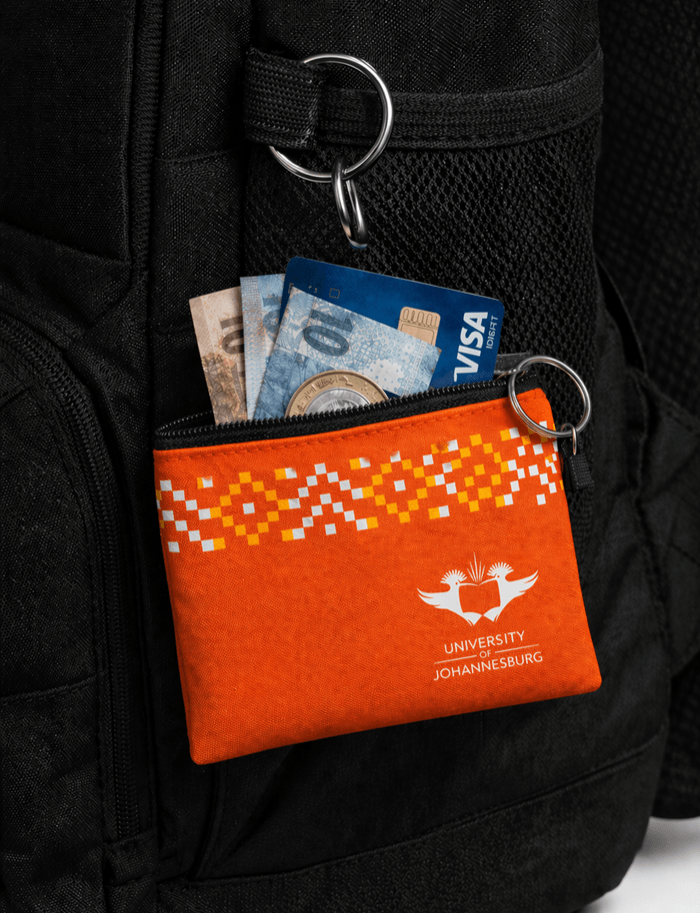UJ RECYCLED PET CREDIT CARD AND COIN PURSE - default