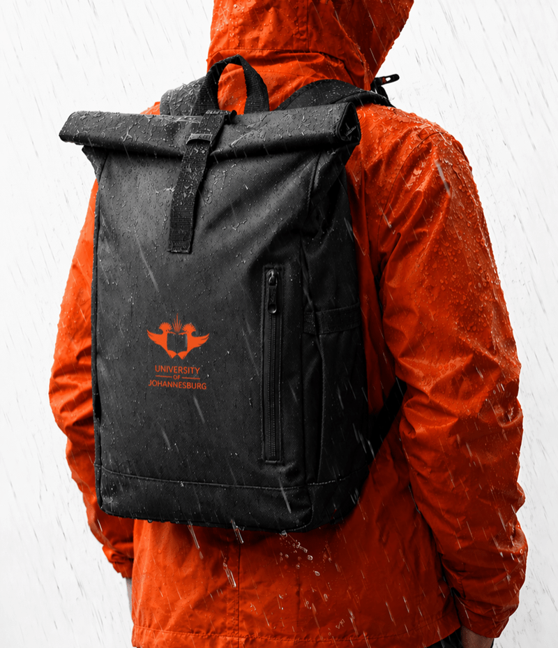 UJ WATERPROOF LAPTOP BACKPACK BLACK - default