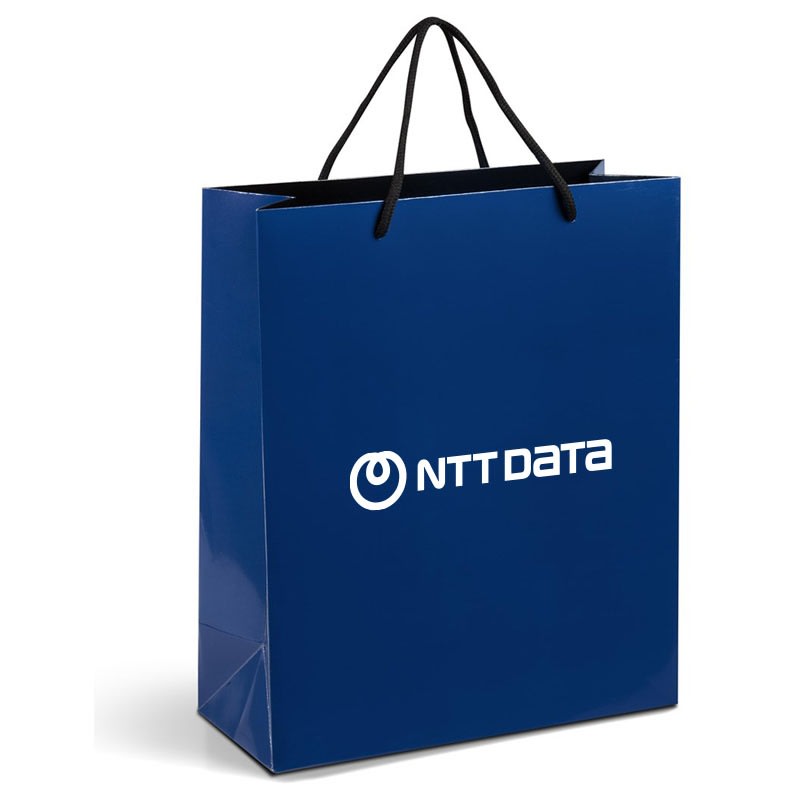 NTT MAXI PAPER GIFT BAG NAVY - default