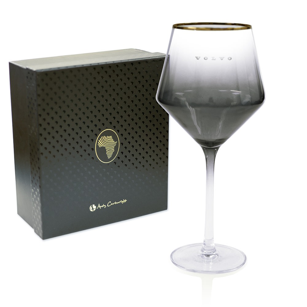 Volvo Afrique Dusk Wine Glass Set - Black