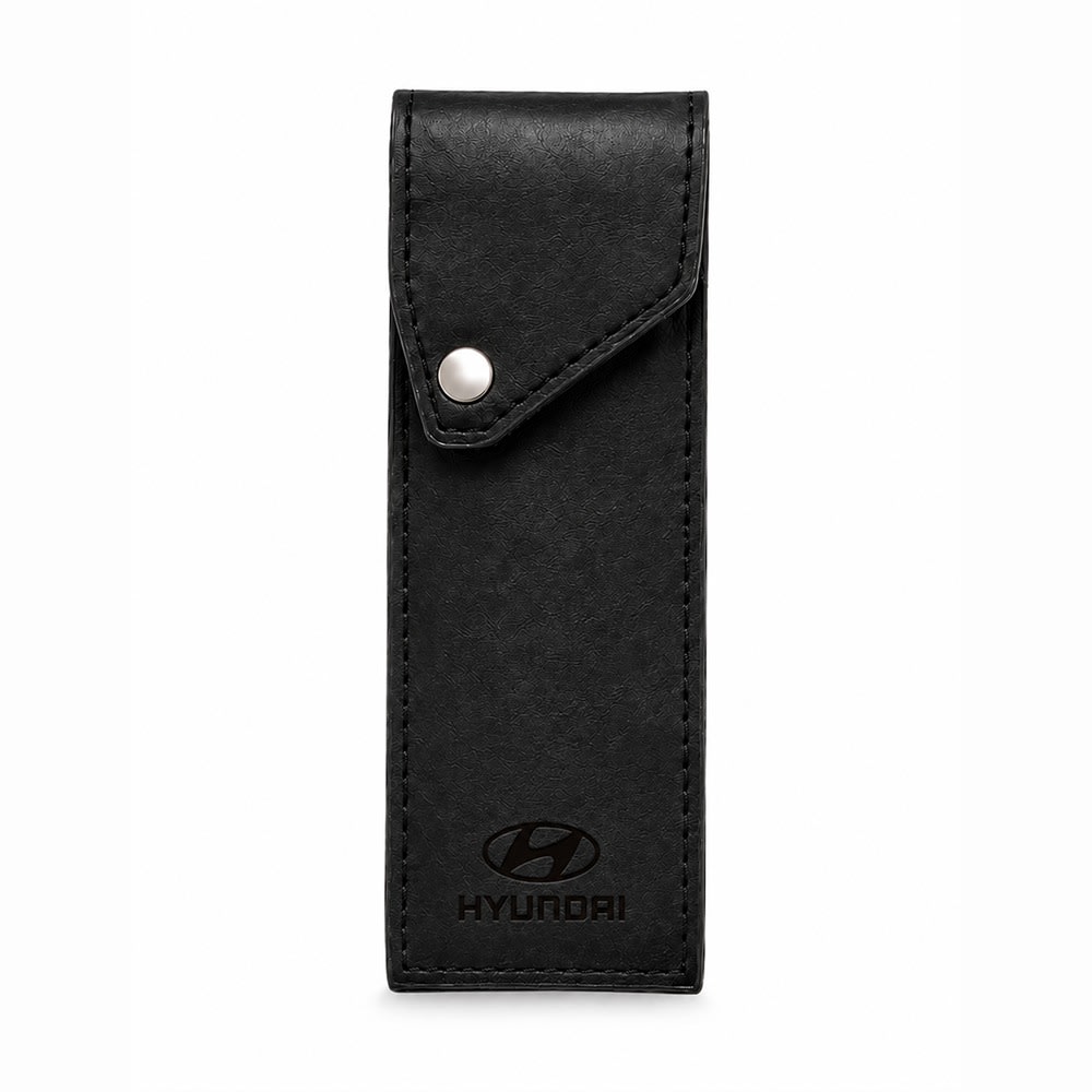 HYUNDAI LEATHER PEN & PENCIL HOLDER - default