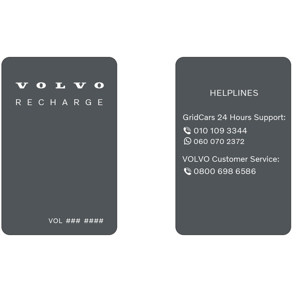Volvo Recharge Card - default