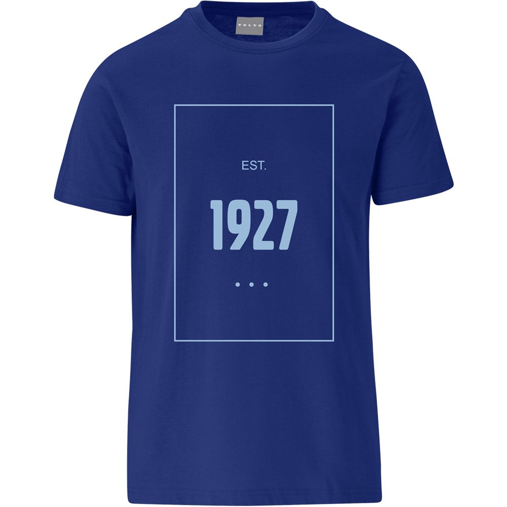 Volvo (EST. 1927)  Unisex T-Shirt 180G  - Blue