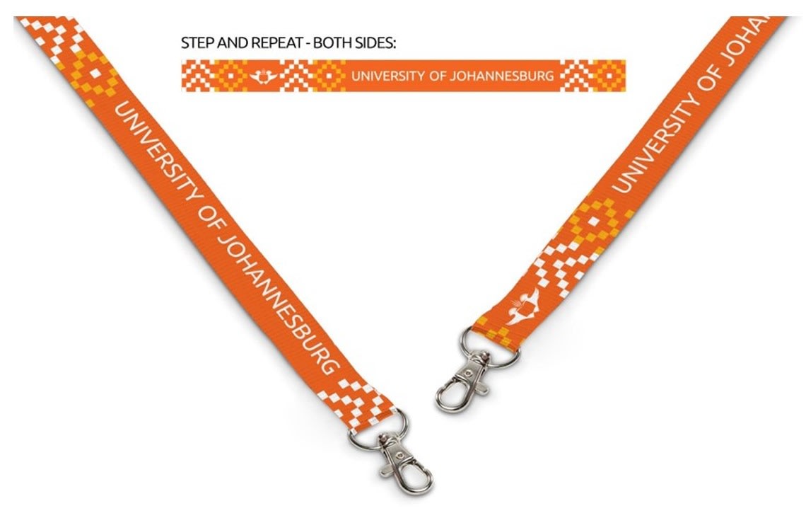 UJ WORDMARK DOUBLE SIDED SUBLIMATION PETERSHAM LANYARD - default