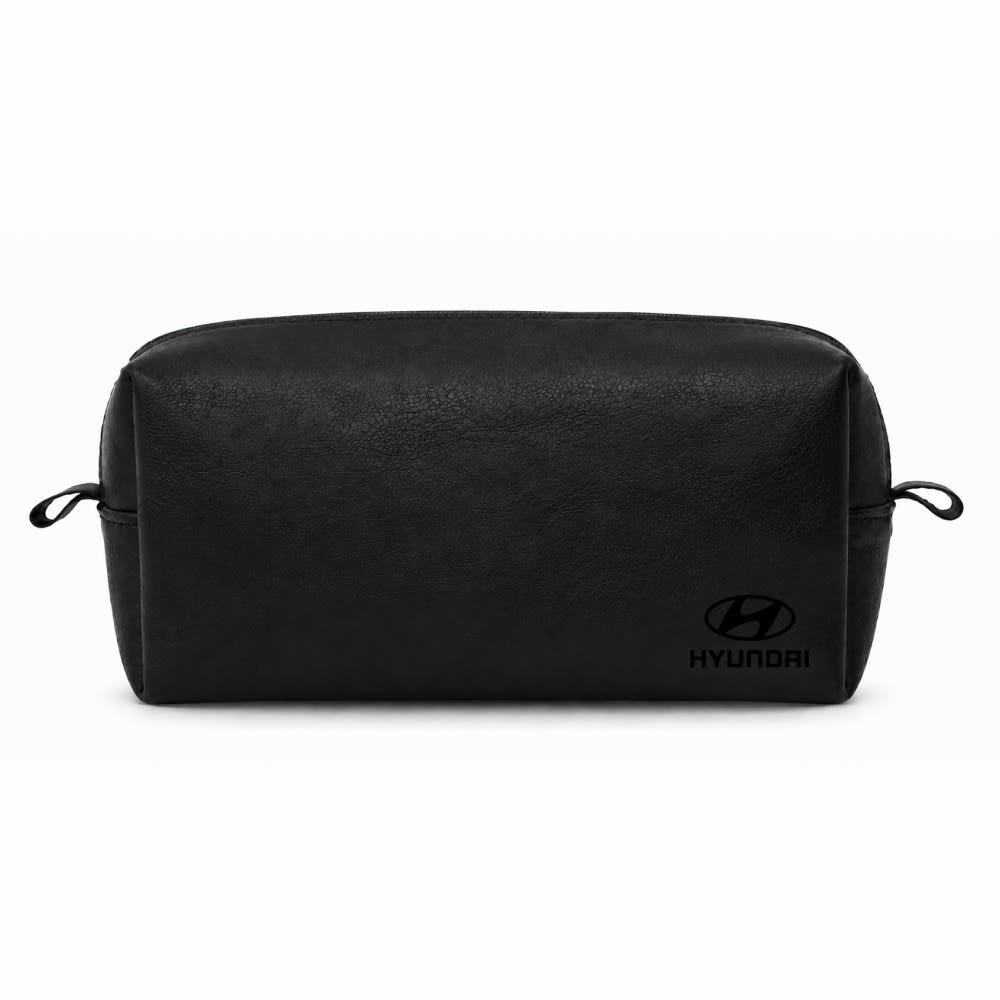 HYUNDAI LEATHER TOILETRY BAG MENS - default