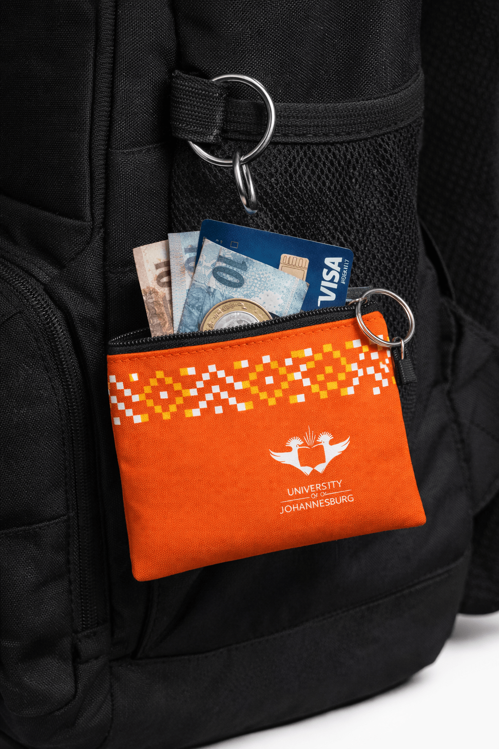 UJ RECYCLED PET CREDIT CARD AND COIN PURSE - default