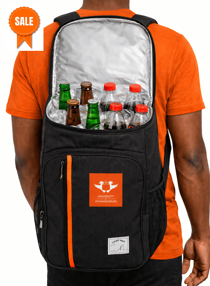 UJ ALL NIGHTER COOLER BACKPACK - BLACK/ORANGE - default
