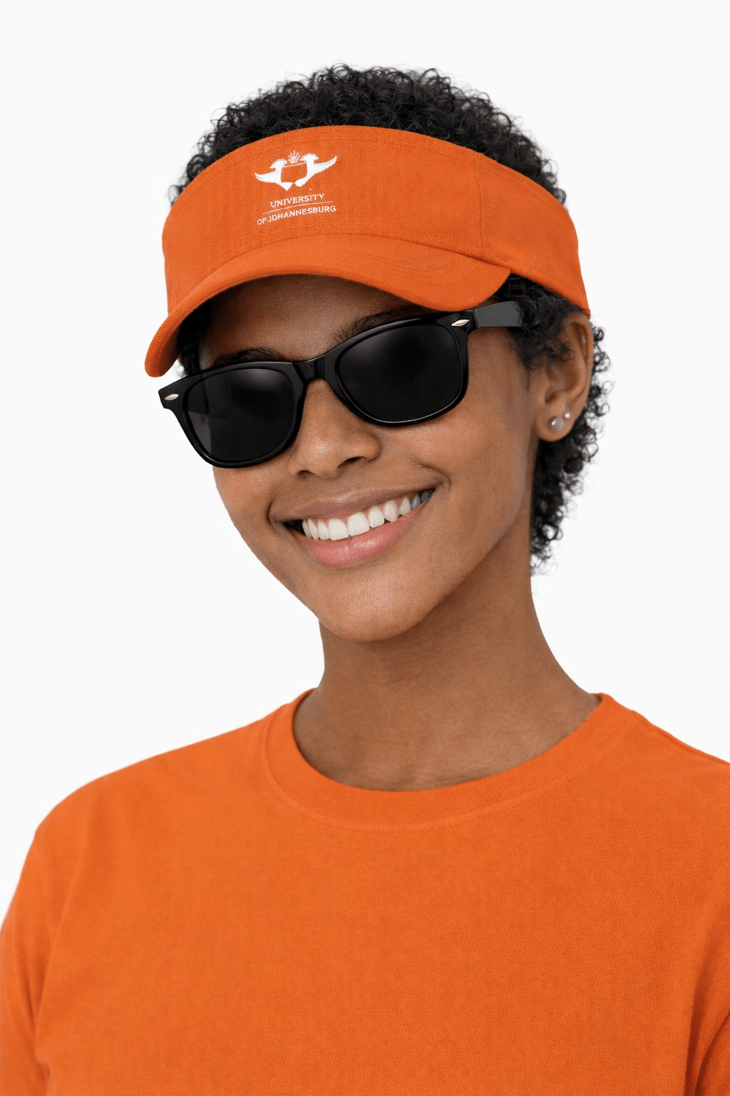 UJ TWILL VISOR - ORANGE - default