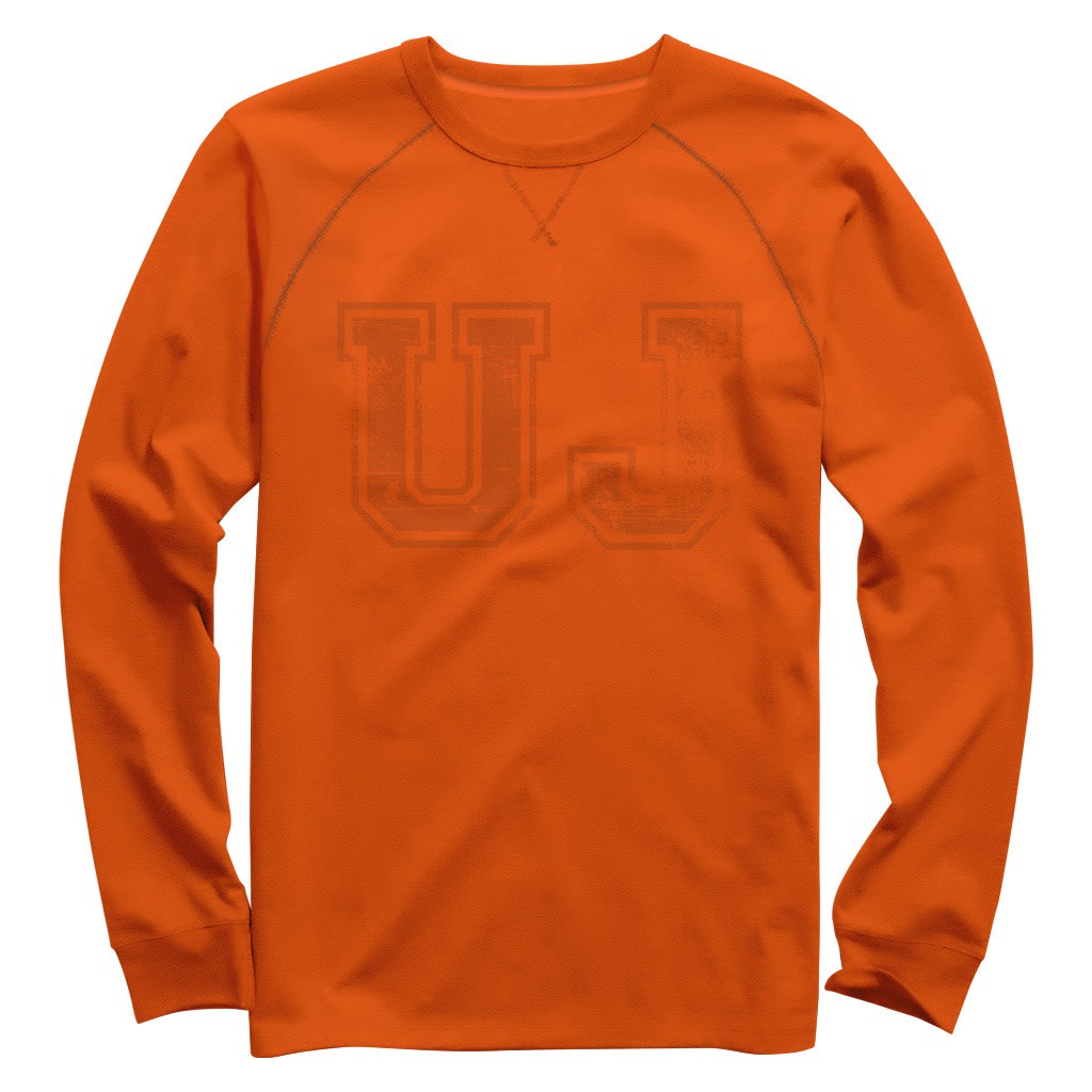 UJ RAGLAN LONG SLEEVE T-SHIRT UNISEX ORANGE - default