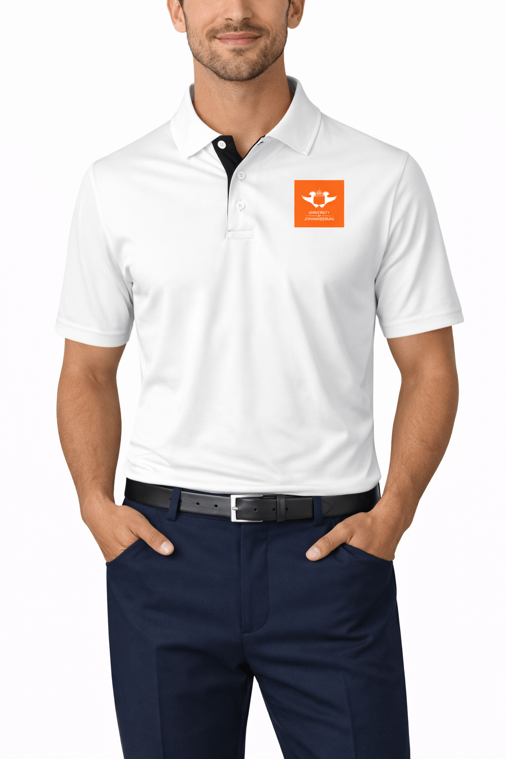UJ MENS TOURNAMENT GOLF SHIRT - WHITE - default