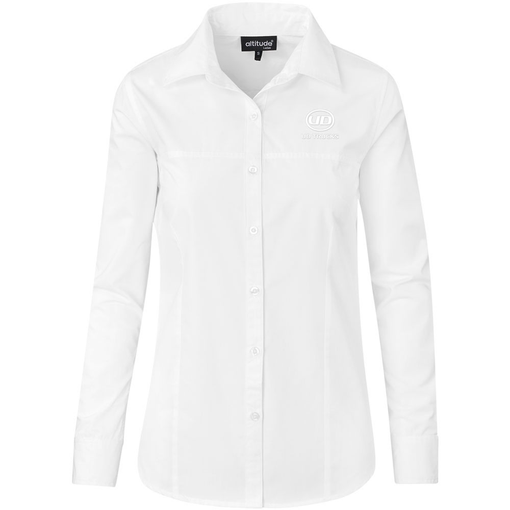 UD TRUCKS LADIES L/S EMPIRE SHIRT - default