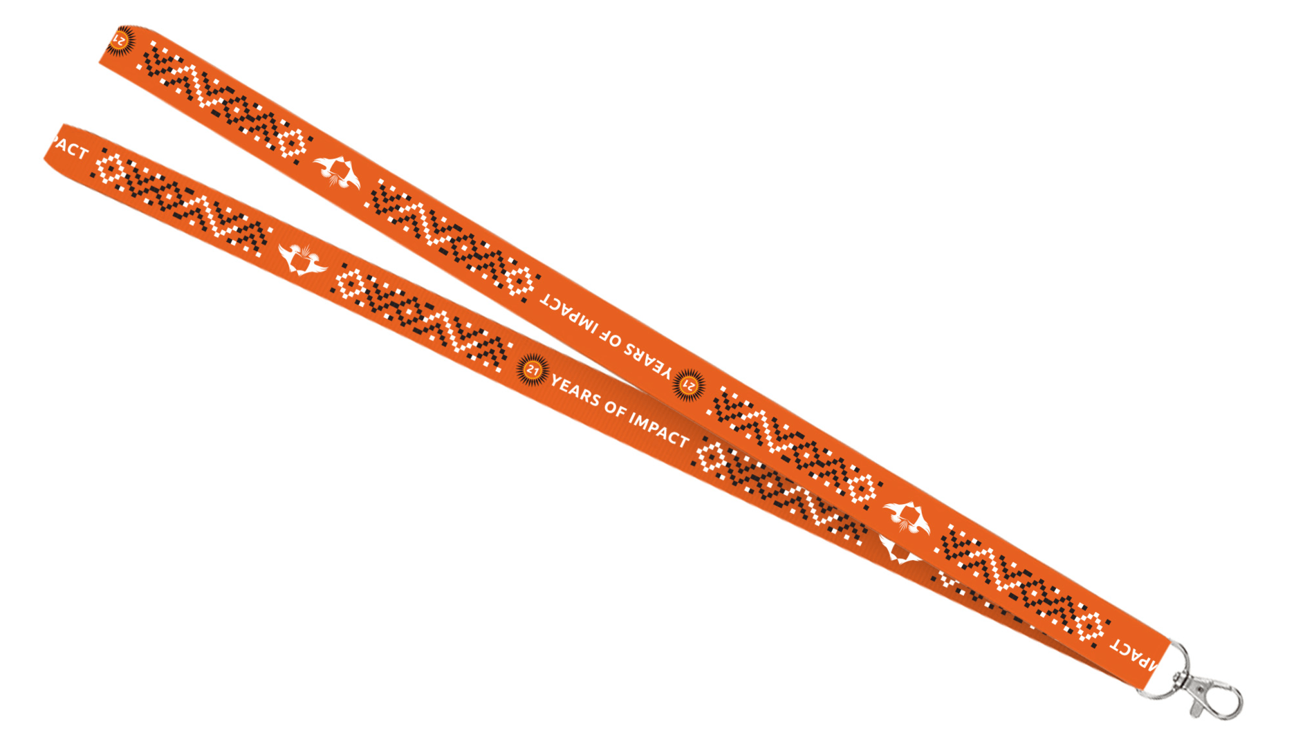 UJ 21 YEARS DOUBLE SIDED SUBLIMATION PETERSHAM LANYARD - default