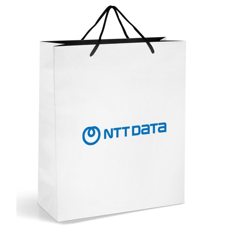 NTT MAXI PAPER GIFT BAG WHITE - default