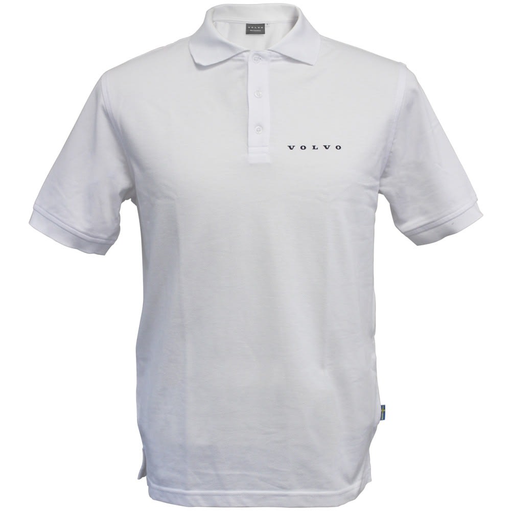 Volvo Basic Men's White Golfer - White