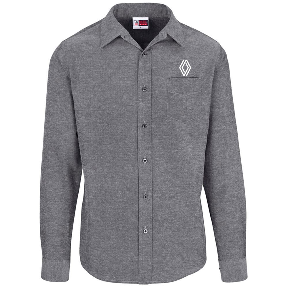 RENAULT MENS LONG SLEEVE OXFORD SHIRT - default
