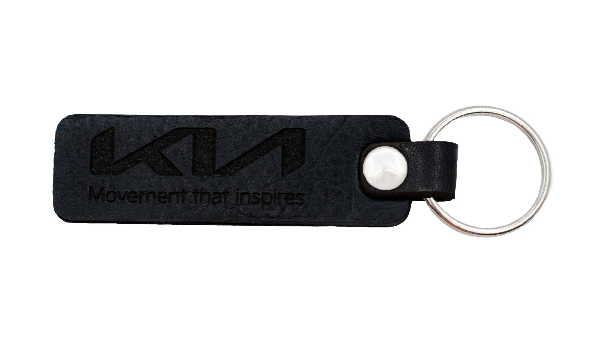 KIA SLIM STYLE CUSTOM LEATHER KEYRING (MOQ50'S) - FLUORESCENT VIOLET