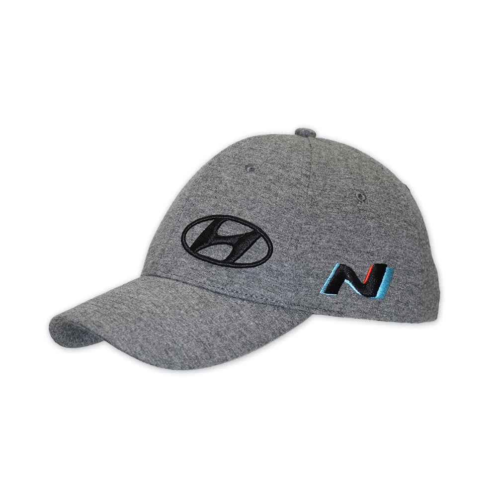 HYUNDAI N SERIES GREY MELANGE SINGLE JERSEY CAP (CAP-101027-HYU) - default