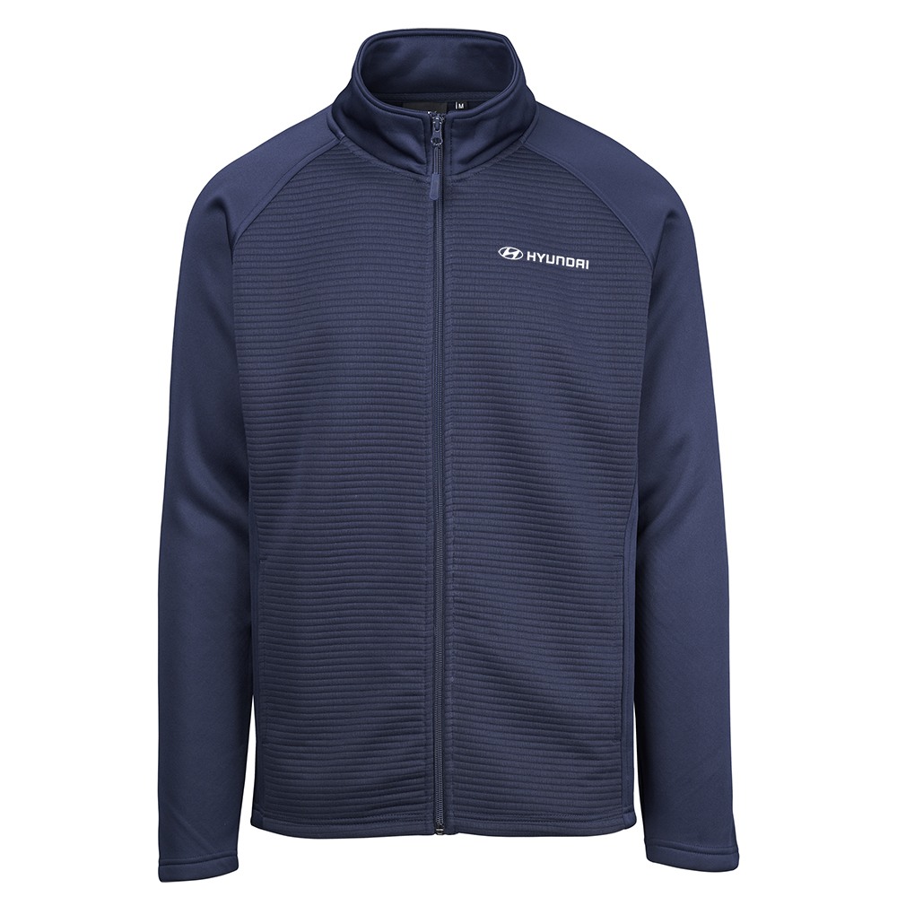 HYUNDAI MENS RIDGE JKT NAVY SLAZ-11426   L - default