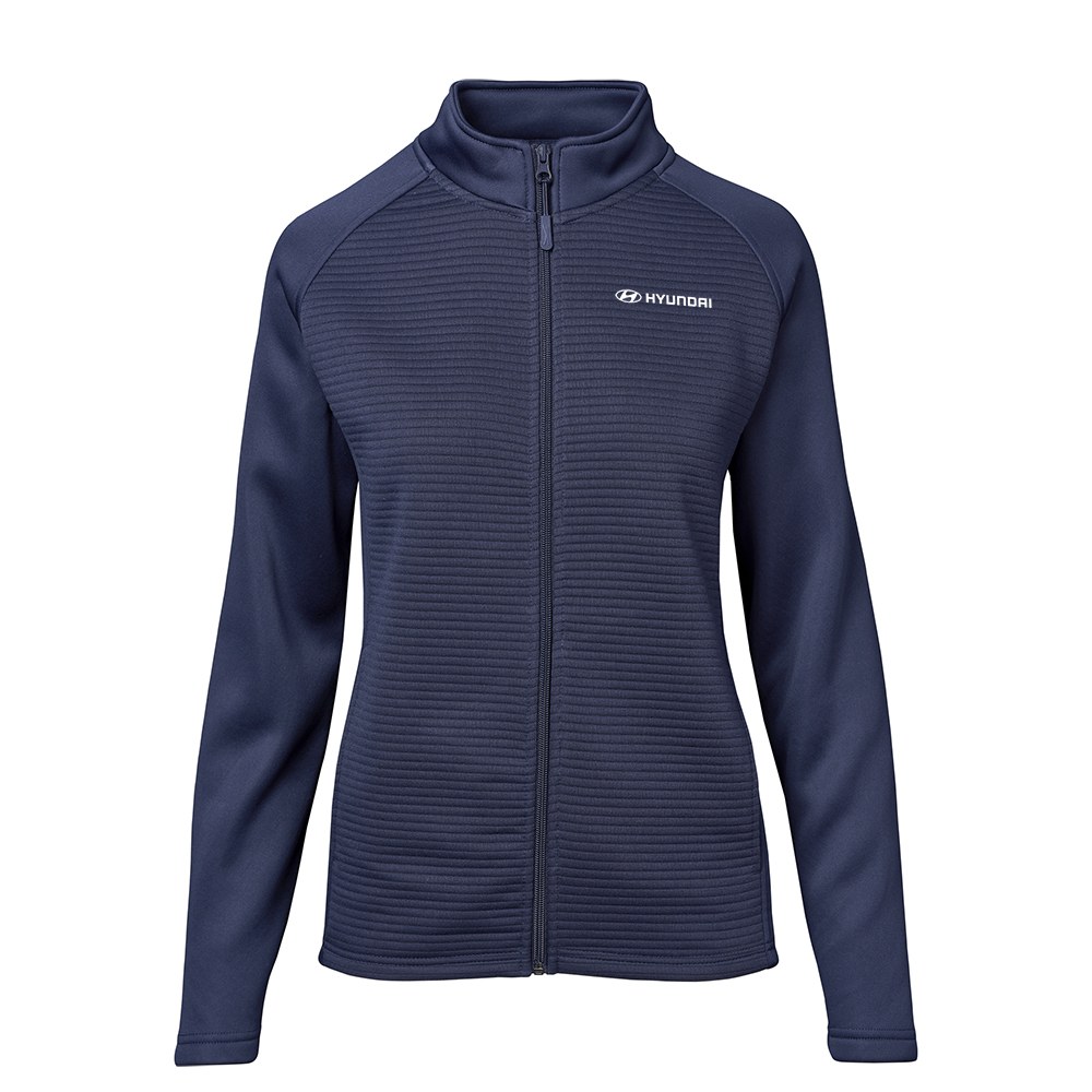 HYUNDAI LADIES  RIDGE JKT NAVY SLAZ-11427   L - default