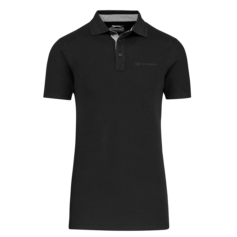 UD TRUCKS MENS HACKER BLACK GOLF SHIRT - default