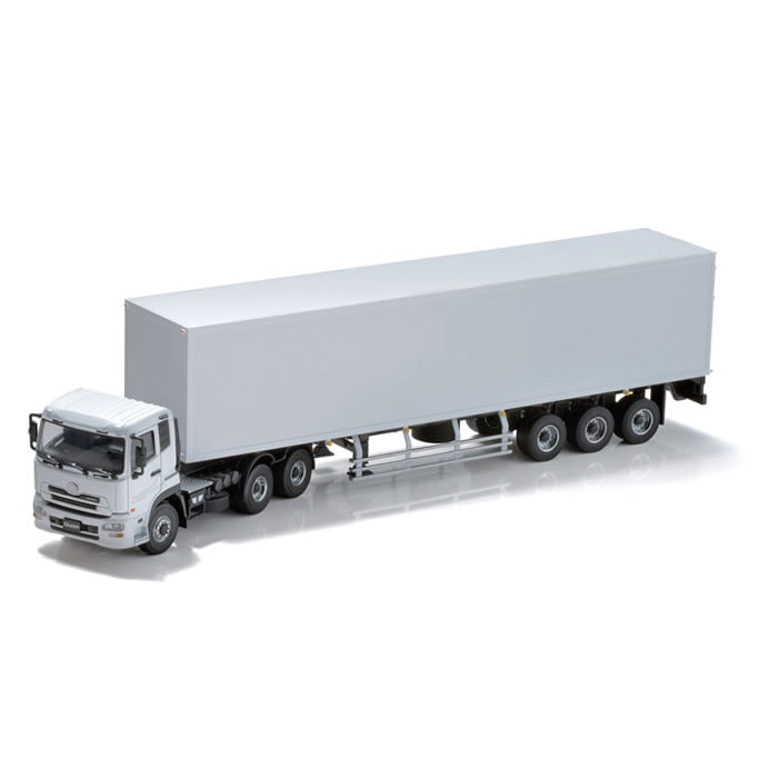 QUON TRACTOR & TRAILER 1:50 WHITE - default