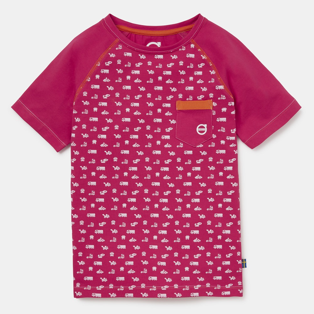 Volvo Iron Mark Icon Kids Tee Pink - default