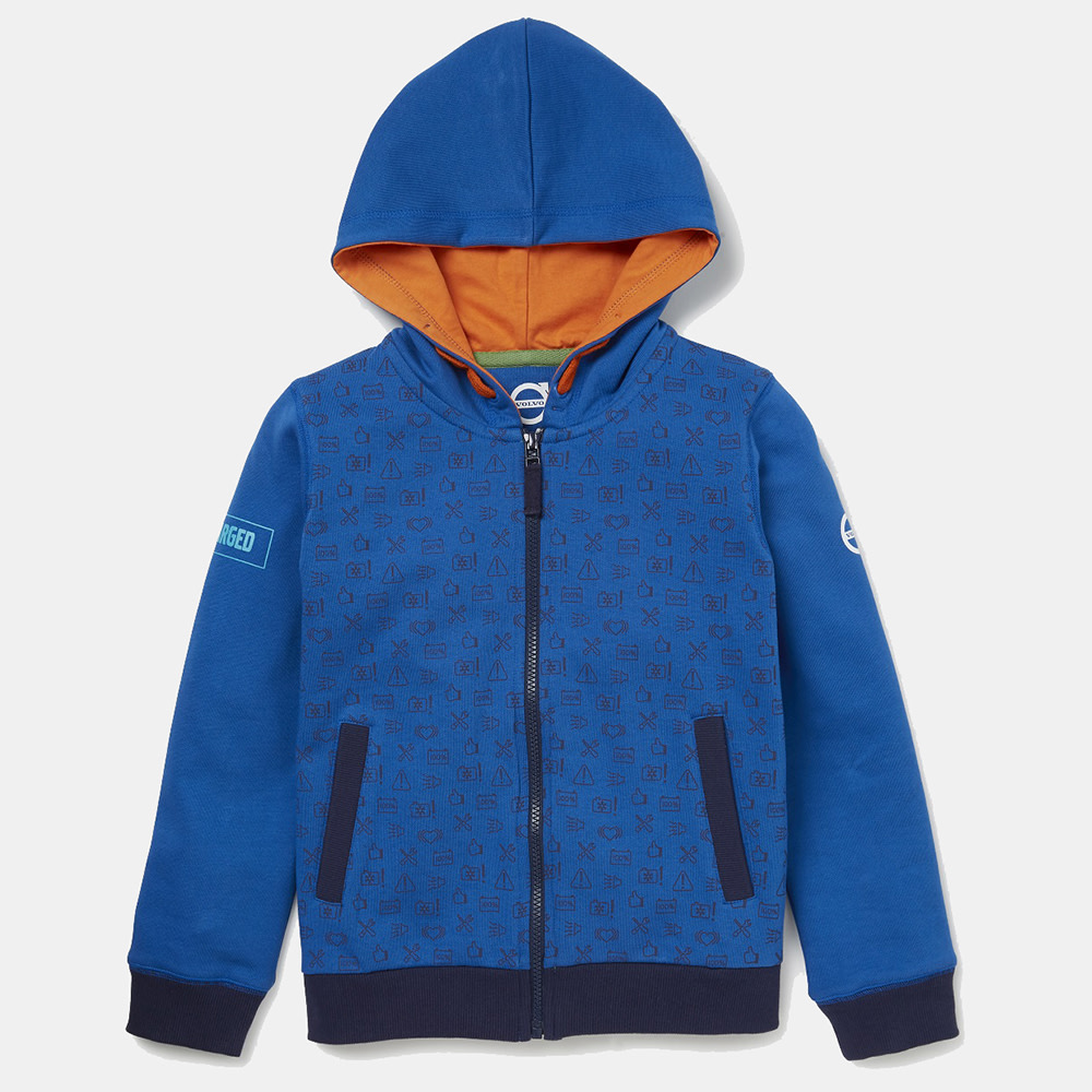 Volvo Iron Mark Youngster Hoodie Blue - default