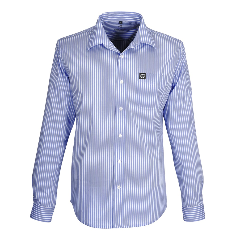 Volvo Men's L/S Stripe Shirt BU - default