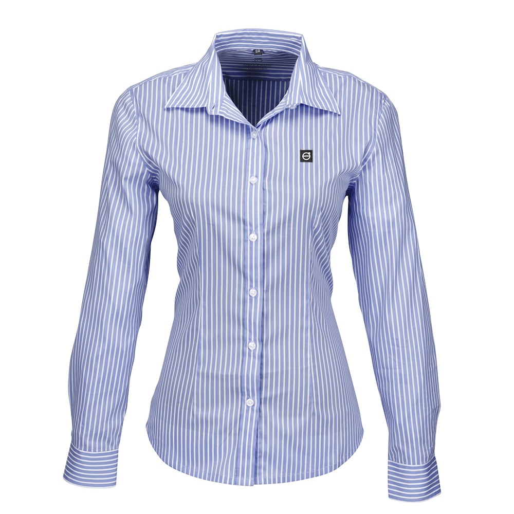Volvo Ladies L/S Stripe Shirt BU - default