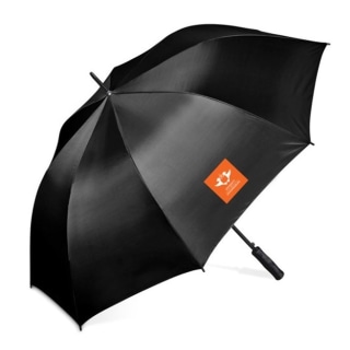 UJ UV50 AUTO-OPEN GOLF UMBRELLA - BLACK