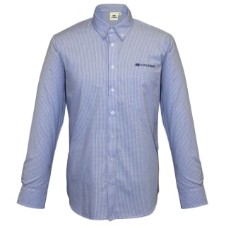 HYUNDAI MENS LONG SLEEVE MICRO CHECK SHIRT