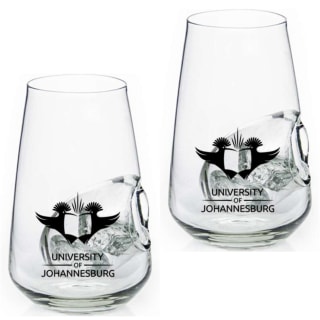 UJ VULINDLELA BUBBLE GLASS WITH ICE BUBBLE - SET OF 2