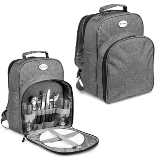 NTT 2 PERSON PICNIC BACKPACK COOLER GREY