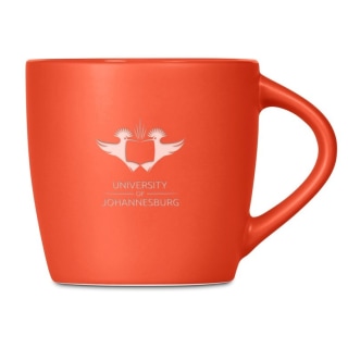 UJ CERAMIC COFFEE MUG - ORANGE
