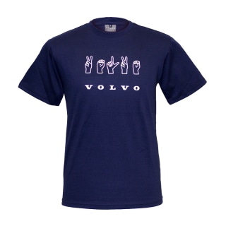 Volvo Hand-Sign T-Shirt100% Carded Cotton