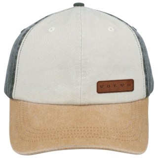 Volvo 5 Panel Vintage Washed Cap (Olive/Stone/Mustard) 